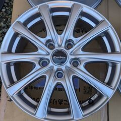 【タイヤ新品】YOKOHAMA アイスガード7 195/65R15 ホットスタッフ エクスター +2 HOT STUFF Exsteer 中古アルミホイール 15インチ 6J 5H114.3 4本セット ヴォクシー セレナなどの画像