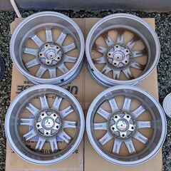 【タイヤ新品】YOKOHAMA アイスガード7 195/65R15 ホットスタッフ エクスター +2 HOT STUFF Exsteer 中古アルミホイール 15インチ 6J 5H114.3 4本セット ヴォクシー セレナなどの画像
