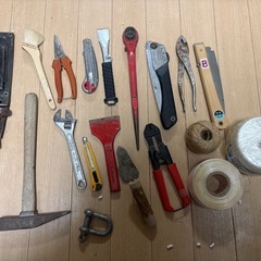 【商談中】【中古】コードレス電動はさみ、工具まとめ売りの画像