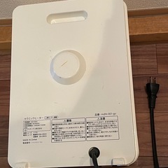 　アンドデコ　セラミックファンヒーターの画像