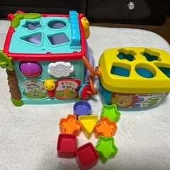 フィッシャープライス　ベビー　おもちゃ　型はめ　知育ブロック　知育玩具の画像