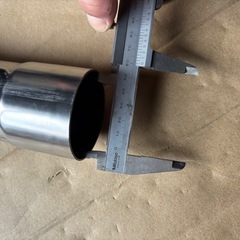 曲げステンレスマフラー作成にの画像