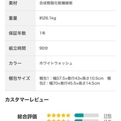 ニトリチェストの画像