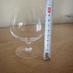 USED レトロ　ブランデーグラス約10cmの画像