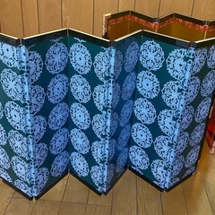 🟡近日処分　金の屏風 御屏風 金屏風の画像
