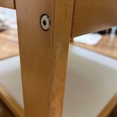ベビーベッドとして使ってたオムツ替え台ですの画像