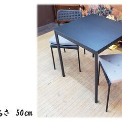 L38　IKEA　ダイニング３点セットの画像