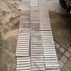 ベランダのスノコの画像