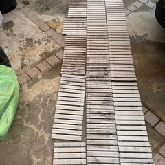 ベランダのスノコの画像