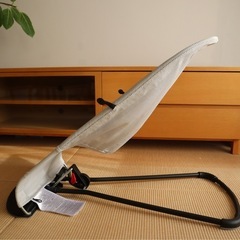 BABYBJORN バウンサー　メッシュバランスソフトエアー   ホワイトグレー　トイ付きの画像