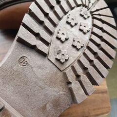 新品 24cm レディース ブーツ ブラウン 厚底 シューズ ショートブーツ 識別番号:【B237-Z】の画像