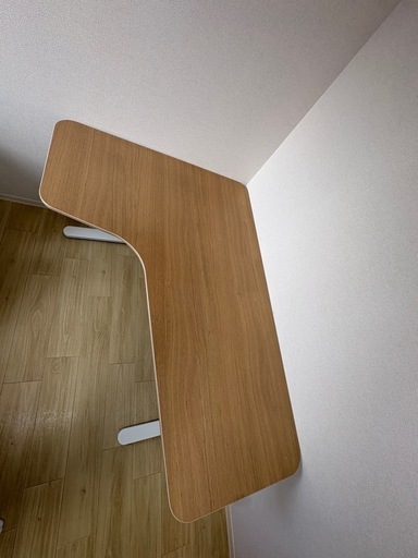 【美品】IKEA　BEKANT コーナーデスク（左/ホワイト）