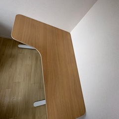 【美品】IKEA　BEKANT コーナーデスク（左/ホワイト）の画像