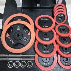 プレスベンチ+ダンベル70KGセット の画像