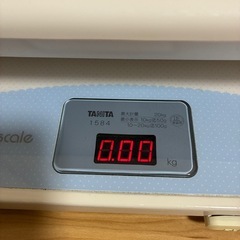 タニタ　ベビースケール　　体重計の画像