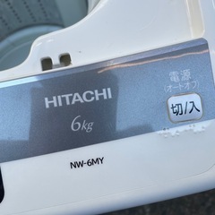 日立　洗濯機　6キロの画像