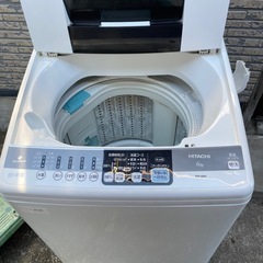日立　洗濯機　6キロの画像