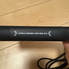 持ち主のせいで活躍できなかったヘアアイロンの画像