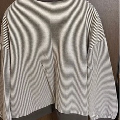 しまむら裏起毛ボーダートレーナーの画像