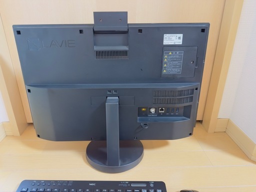 【快適LAVIE PC-DA770GAB】 Core i7-7500U 256GB SSD 16GBメモリ Win11 地デジ 最新MS Office 23.8型液晶 Blu-ray 純正キーボード&マウス