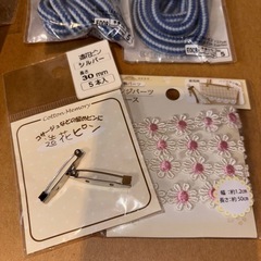 カラー紐など手芸半端ものの画像