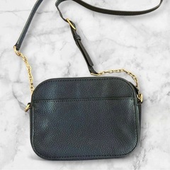 トリーバーチ マックグロー カメラバッグ チェーン ショルダー ネイビーの画像