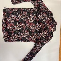 ZARA MAN 花柄 長袖シャツの画像