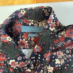 ZARA MAN 花柄 長袖シャツの画像