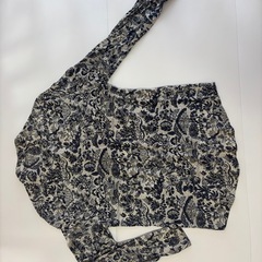 ZARA MAN 花柄 長袖シャツ XLの画像