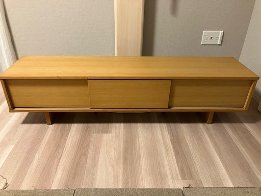 無印良品 テレビボード オーク材