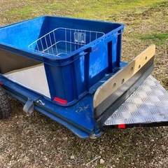 セニアカートレーラー付きの画像