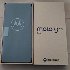 モトローラ moto g64y 5G ワイモバイル　スペースブラックの画像