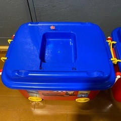 カーズ　玩具ボックス　収納ボックス　2個セットの画像