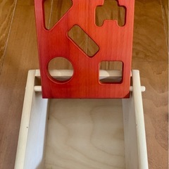 MICKI ポストボックス　木のパズルボックス　知育玩具　おもちゃ はめこみの画像