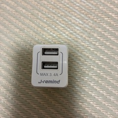 ACアダプター USB 充電器 急速充電 2ポート J-remindの画像
