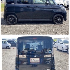 《自社ローン対応⭕️》［新潟県］【スズキ スペーシア 660 カスタム XS リミテッド】現金販売から自社ローン幅広い購入方法で対応❗️審査通過率98%、ブラックOK、格安中古車販売店【オーシャンデザイン】✨両Pスラ✨の画像