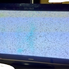 テレビ　HIYACHI37型の画像