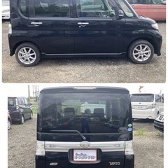 《自社ローン対応⭕️》［新潟県］【ダイハツ タント 660 カスタム X 4WD】現金販売から自社ローン幅広い購入方法で対応❗️審査通過率98%、ブラックOK、格安中古車販売店【オーシャンデザイン】✨Sキー✨の画像