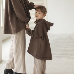 【新品】ママとお揃いパーカー 親子セットの画像