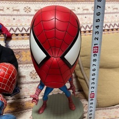 スパイダーマン　貯金箱　フィギュアの画像