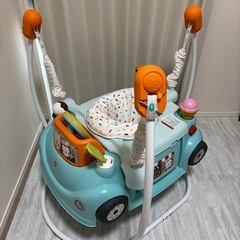 ジャンパルー/フィッシャープライス(fisher price) 2Wayで長く使える クルマでも遊べる!スイーツ・ジャンパルーの画像