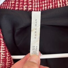 ZARA MAN チェックコート Mの画像