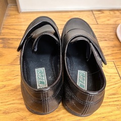  【無料】介護靴 24.0cm 黒（室内用）の画像