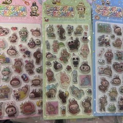 ラブブ夜光シールの画像