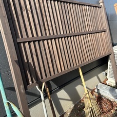 ルーバーラティス ダークブラウンの画像