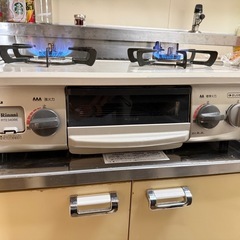 リンナイ　都市ガス　RTE340BEL ガスコンロ　ガステーブル　2021年の画像