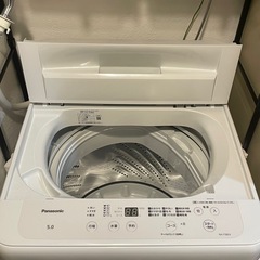 Panasonic洗濯機NA-F5BE4 5kg /購入2ヶ月/保証あり/美品の画像