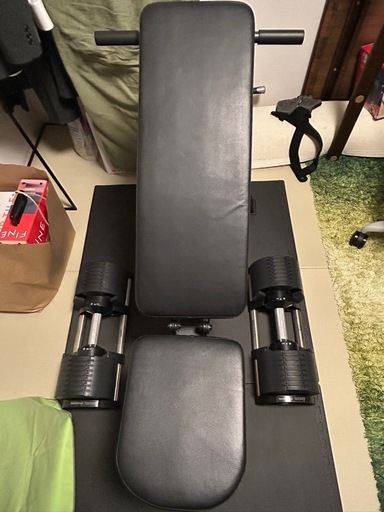 【手渡し限定】フレックスベル 32kg 2kg刻み（ペア）＋ BARWINGベンチ セット