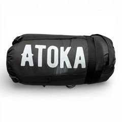 寝袋 シュラフ 黒/グレー 2.1x0.75m 丸洗い可 オールシーズン の画像