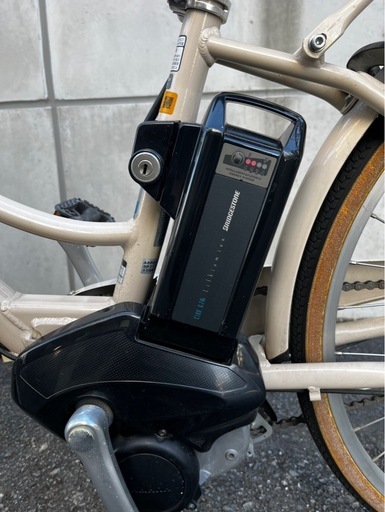 BRIDGESTONE 電動自転車 アシスタプリマ ショップ 26インチ ミルクベージュ